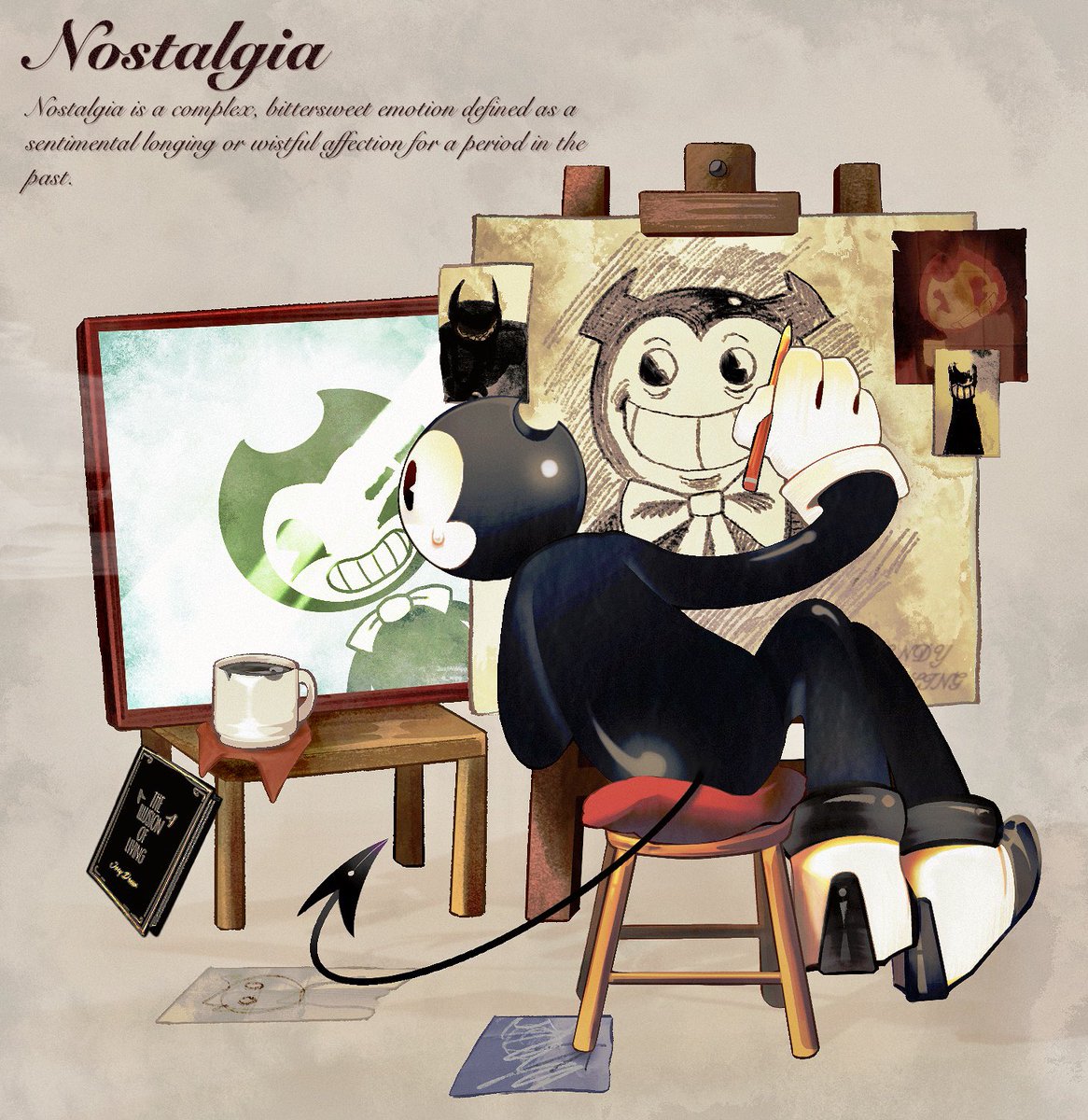 Self-portrait (?) #BENDY #batim #ootim #ollie