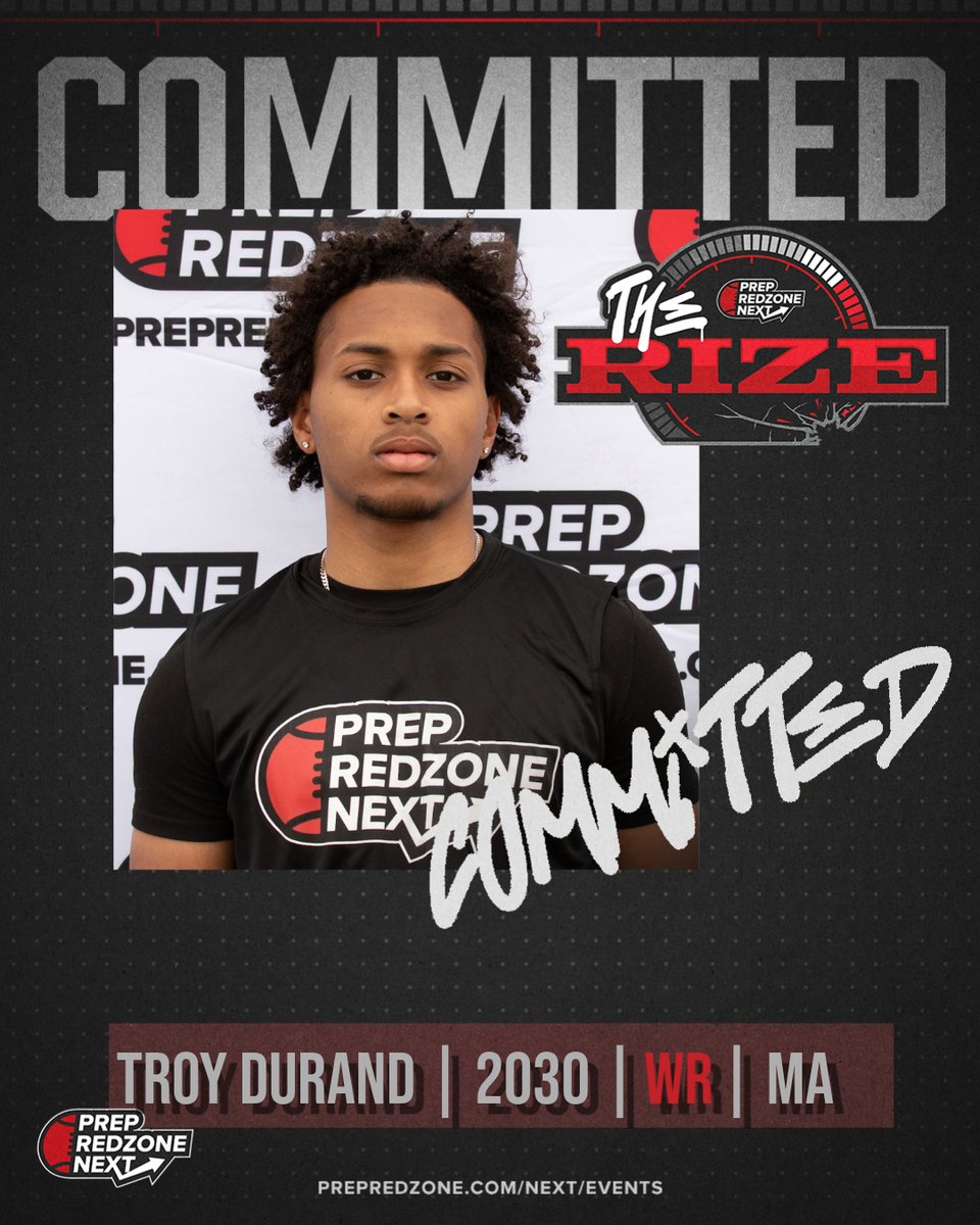 PrepRedzoneNext's tweet photo. COMMITTED ✔️ 

These athletes are NEXT UP and will be attending The RIZE with Prep Redzone Next on June 27th‼️ 

@Kaijean21 @durand_tro40438 

Stay tuned for more 👀 https://t.co/klf8ZOrEvv