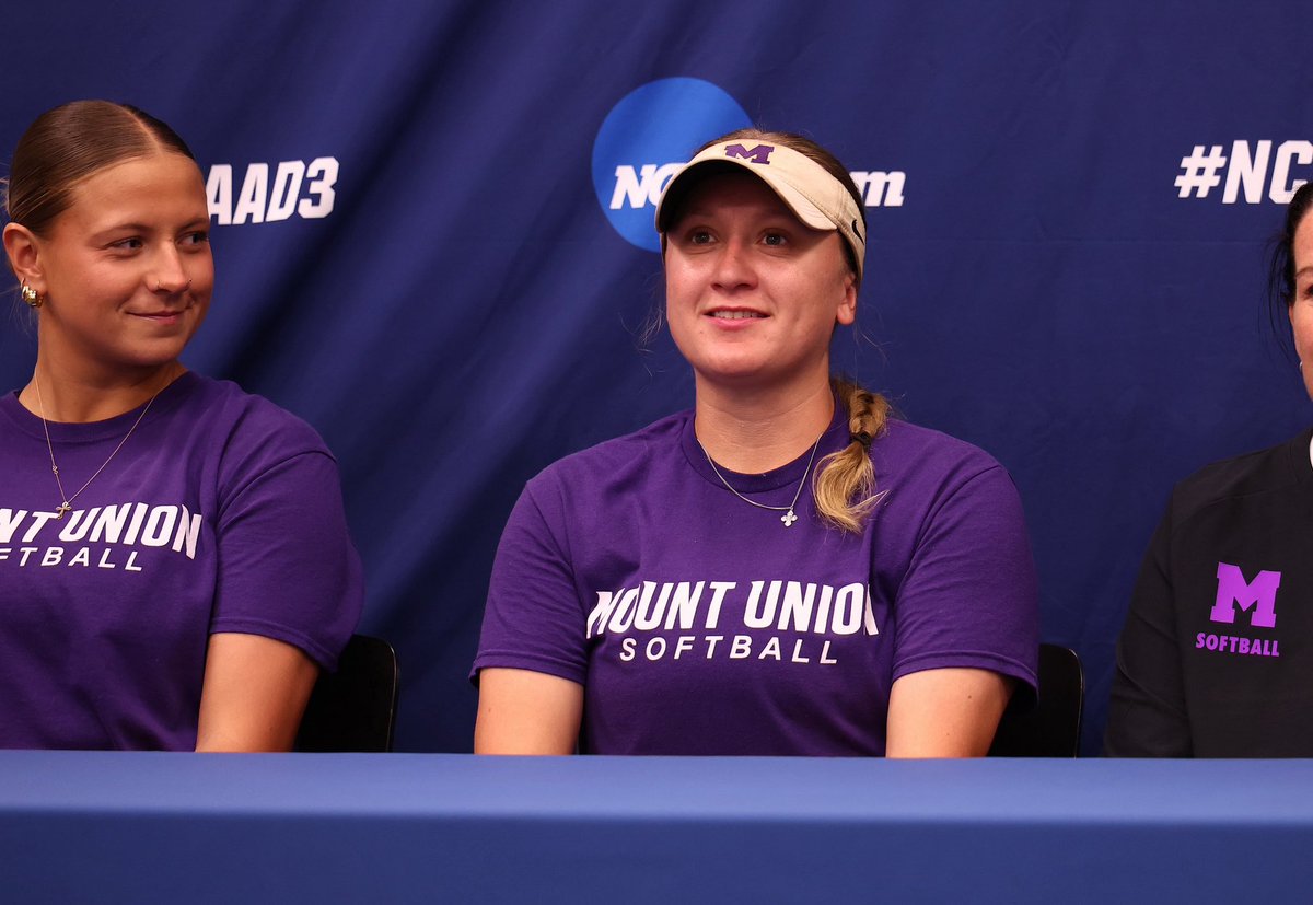 purpleraiders's tweet photo. Media Day ✅ 
Practice ✅ 
Purple Raiders are ready to go here in Salem, Va. Mount Union softball takes on Simpson tomorrow at 6:30 PM! #GoMountGo 
📸: Jon Fleming https://t.co/uXwVZ1UcME