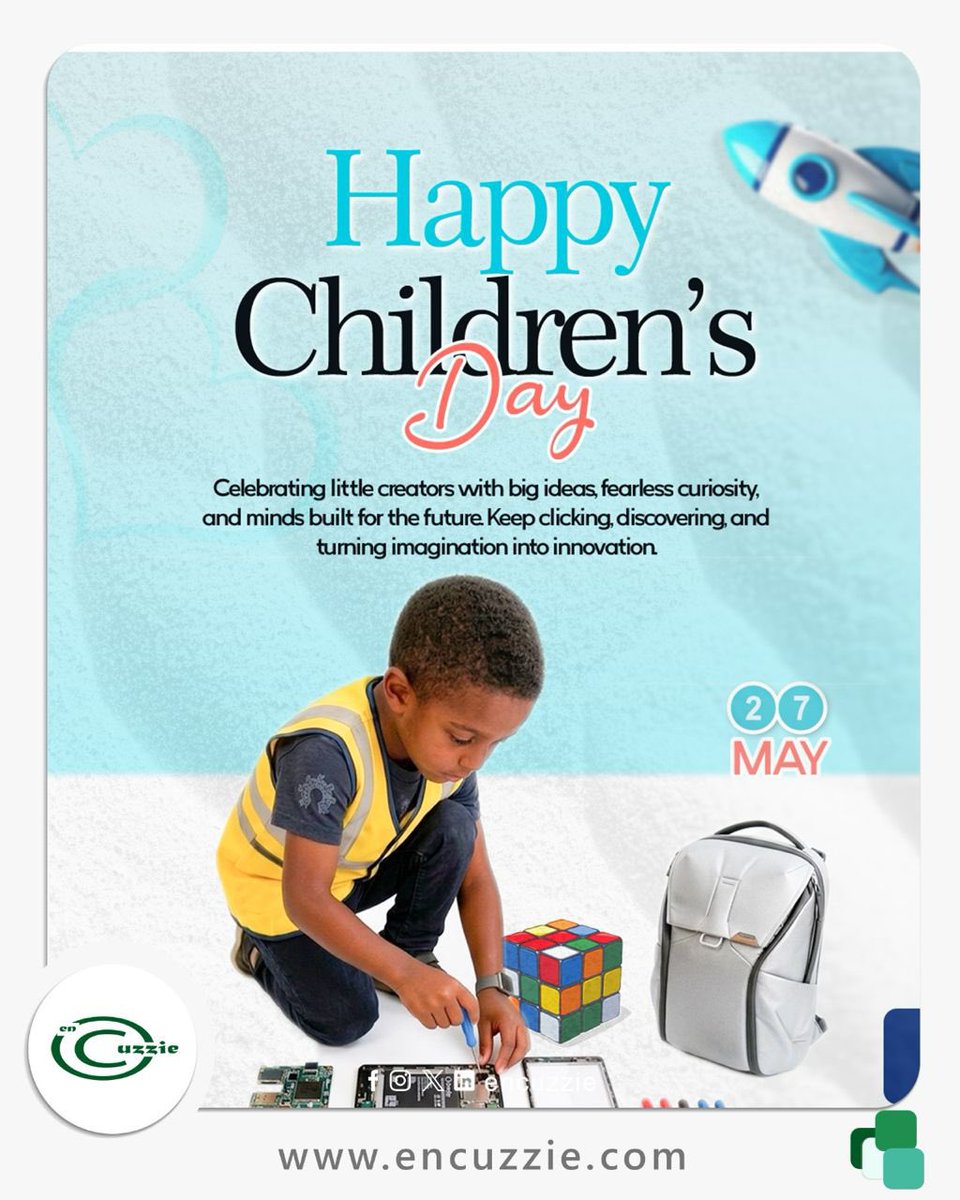 EnCuzzie's tweet photo. To every little curious minds and future inventors, we celebrate you #Techkid #happychildrensday

Fake VDM releases President Tinubu’s voice recording #encmediaone Children’s day chaos at Edo state https://t.co/cwX6FgSILM