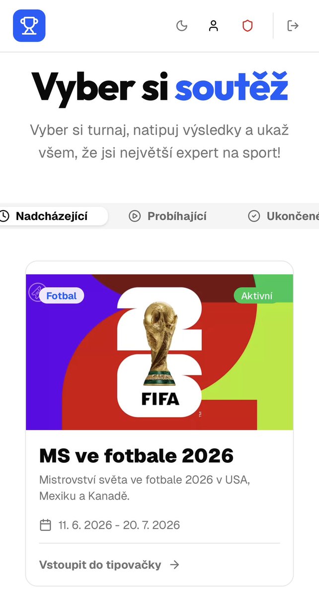 mkrivak2's tweet photo. MS se blíží a s tím i klasické tipovací soutěže mezi kolegama, kámošema, rodinou atd. A jelikož Excel v dnešní době už je trošku za zenitem, pomocí vibecodingu jsem vytvořil aplikaci pro tipovaní 🧵/1 https://t.co/kxqyJhTucC