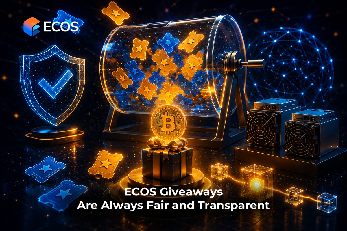 ecosmining's tweet photo. Win free mining contracts with ECOS! 🚀

Our giveaways are 100% fair—results use a pre-published server seed hash for total transparency. No manipulation, just pure luck!

To enter: register, do easy tasks, and grab your tickets.

Try your luck: https://t.co/4F3FaSAfWE https://t.co/aCto9p7ZXC