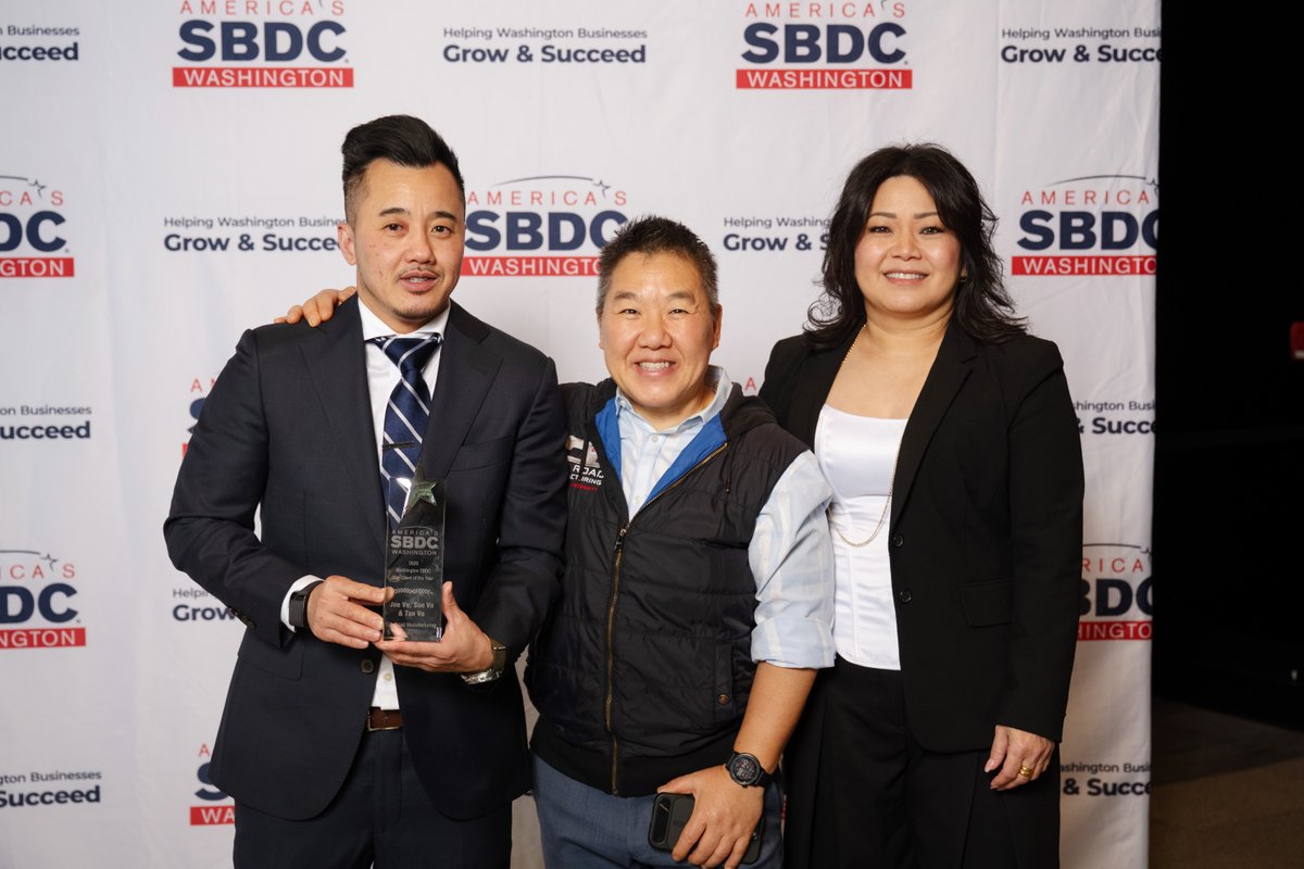 wsbdc's tweet photo. We’re proud to recognize Silk Road Manufacturing as the 2026 Washington SBDC Star Client of the Year! Congratulations to Tan, Son and Joe Vo on this well-deserved honor.

Read their story → https://t.co/g9DA0bOXpo https://t.co/1lKCzJeXnw