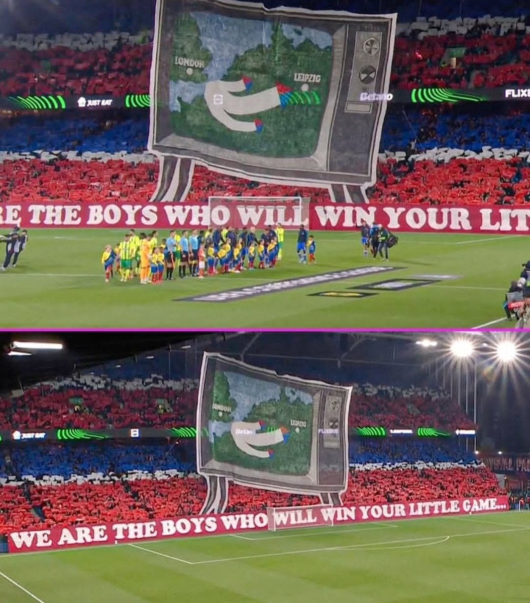 SmithJDaniel's tweet photo. We won your little game @UEFA #CPFC #UECL https://t.co/Er5BDMTVlp