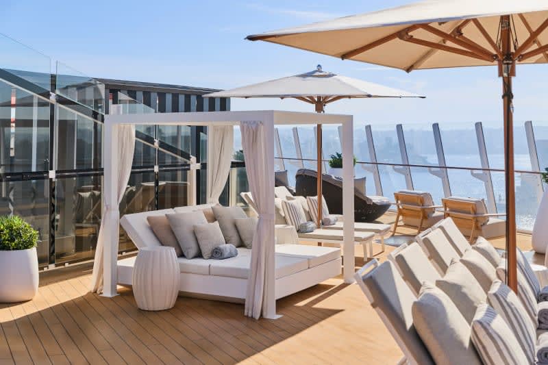 Joytoolife's tweet photo. A private escape, reimagined. ✨
The Retreat Sundeck aboard the newly renewed Celebrity Solstice is designed exclusively for suite guests, offering serene spaces and uninterrupted views 
✉️ Contact me today to book your Retreat experience. https://t.co/R4zWpXScQz