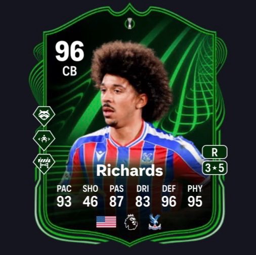 RobosFUT's tweet photo. Palace 🏆 🏆 

Sarr 🇸🇳 9️⃣6️⃣ - Lost lengthy 😬
Richards 🇺🇸 9️⃣6️⃣ -  🔥🔥

GG Palace 🦅 https://t.co/I7DTE3ZC91