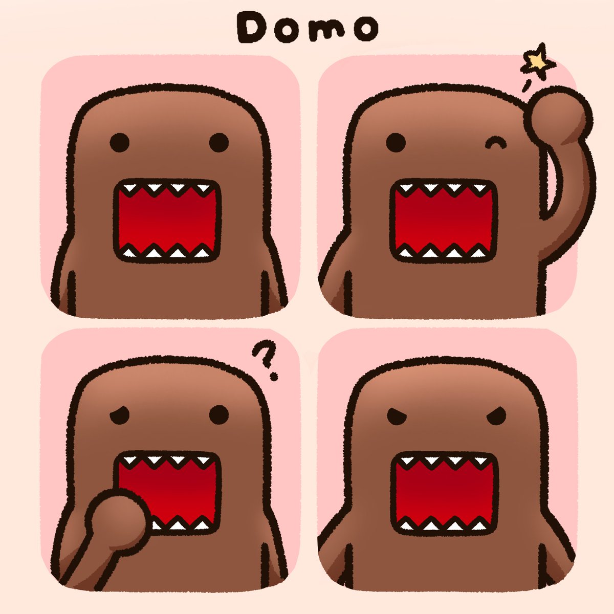domo_hqofficial's tweet photo. A few of the many expressions of Domo! He has so much to say with his eyes. #domo #domokun https://t.co/0RyAhDzy80