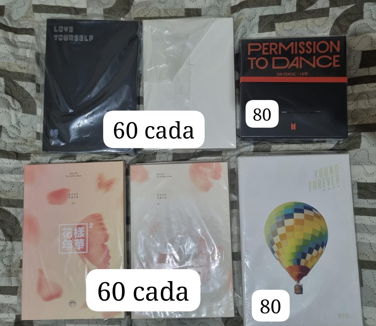 SIAM0711003's tweet photo. Vendo/Venda BTS

Album incompletos
-valor + frete (super frete)
-mando foto e video na DM
-faço link para pagamento com cartão 
-envio em ate 15 dias
-feedback no fixado.

* Namjoon jimin Jungkook  Taehyung Seokjin jhope Suga BTS Album kpop coleção drop https://t.co/FZZhGgSZfY