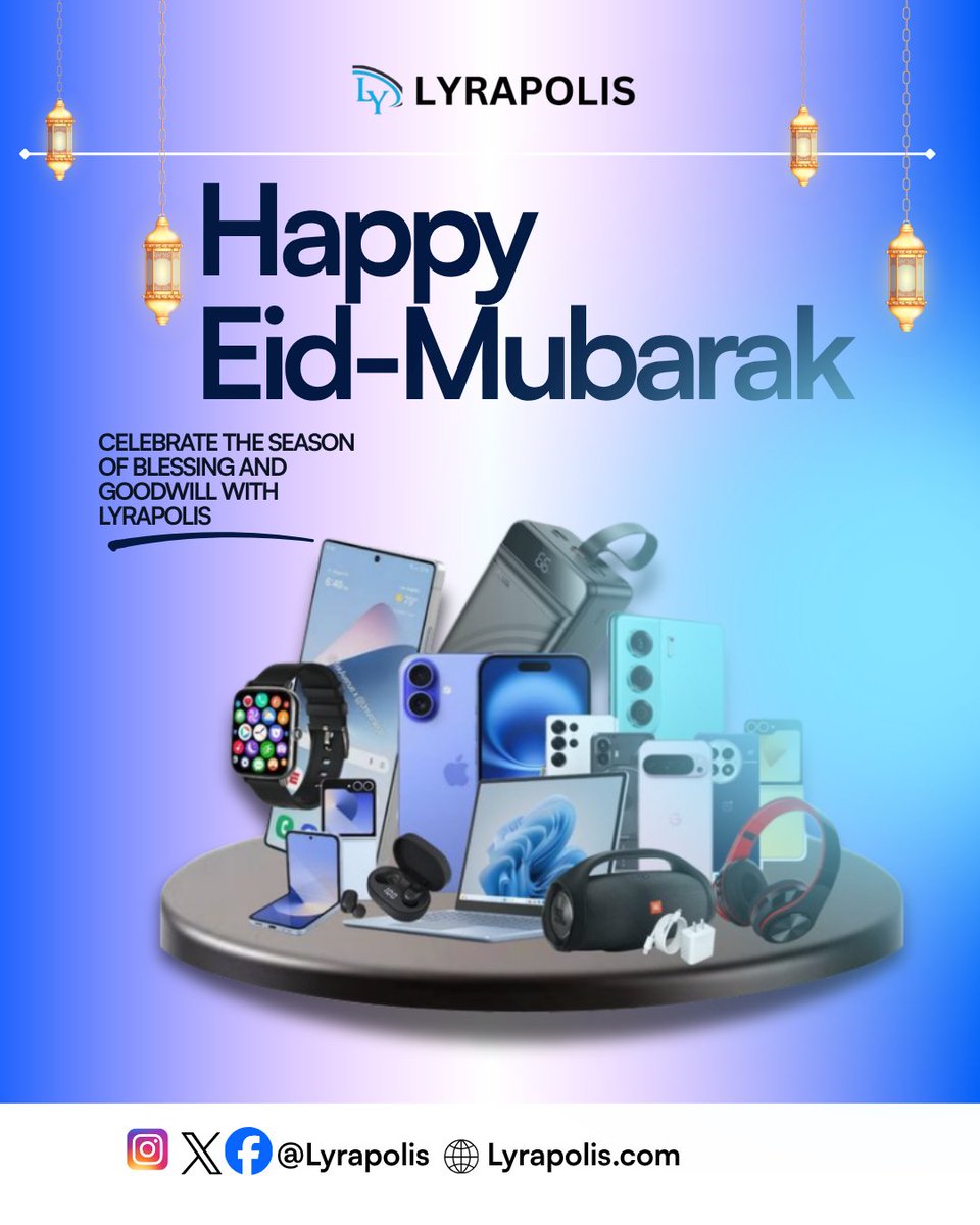 Lyrapolis's tweet photo. In the spirit of celebration, make sure you shop one or two from Lyrapois. 

Gift her that phone from us, she will love you more😊.
#Lyrapolis #eidmubarak https://t.co/jWLGkYmue5