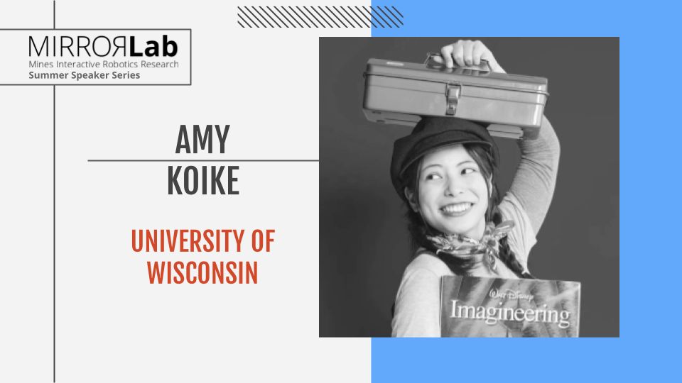AmyInMadison21's tweet photo. Today I gave a talk at MIRROR LAB, the Colorado School of Mines! https://t.co/3OaU7t73MH