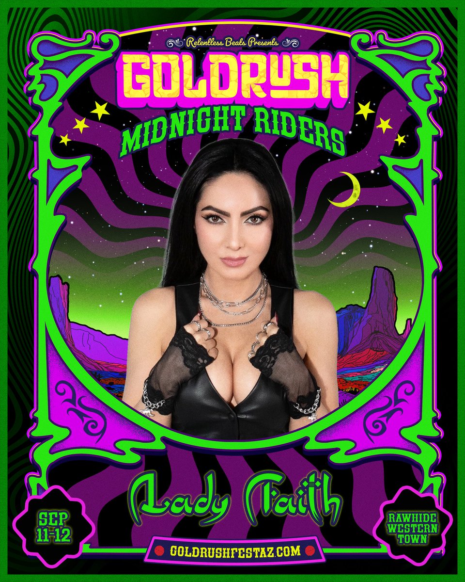 GoldrushFestAZ's tweet photo. #CanYouDigIt โ๏ธ Midnight T, Lady Faith, Delta Heavy, and Joust b2b Mongrel are bringinโ the bass and hard dance to the wild west ๐โก
๏ธ
Payment plans available!
Early access presale begins Thursday at 10am PT
Signup now at https://t.co/hyMf1ieN5z https://t.co/W2LMCIbRjD