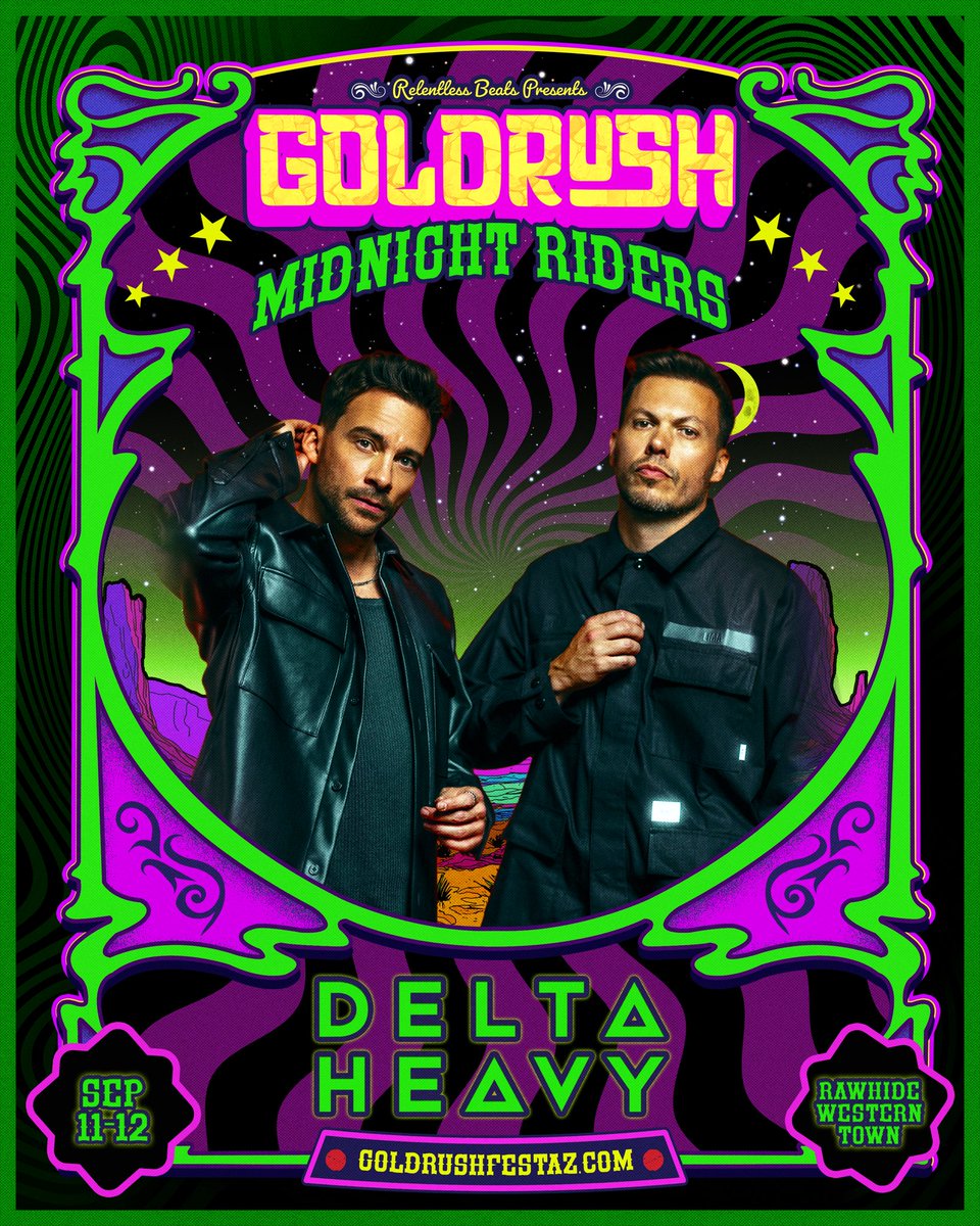 GoldrushFestAZ's tweet photo. #CanYouDigIt โ๏ธ Midnight T, Lady Faith, Delta Heavy, and Joust b2b Mongrel are bringinโ the bass and hard dance to the wild west ๐โก
๏ธ
Payment plans available!
Early access presale begins Thursday at 10am PT
Signup now at https://t.co/hyMf1ieN5z https://t.co/W2LMCIbRjD