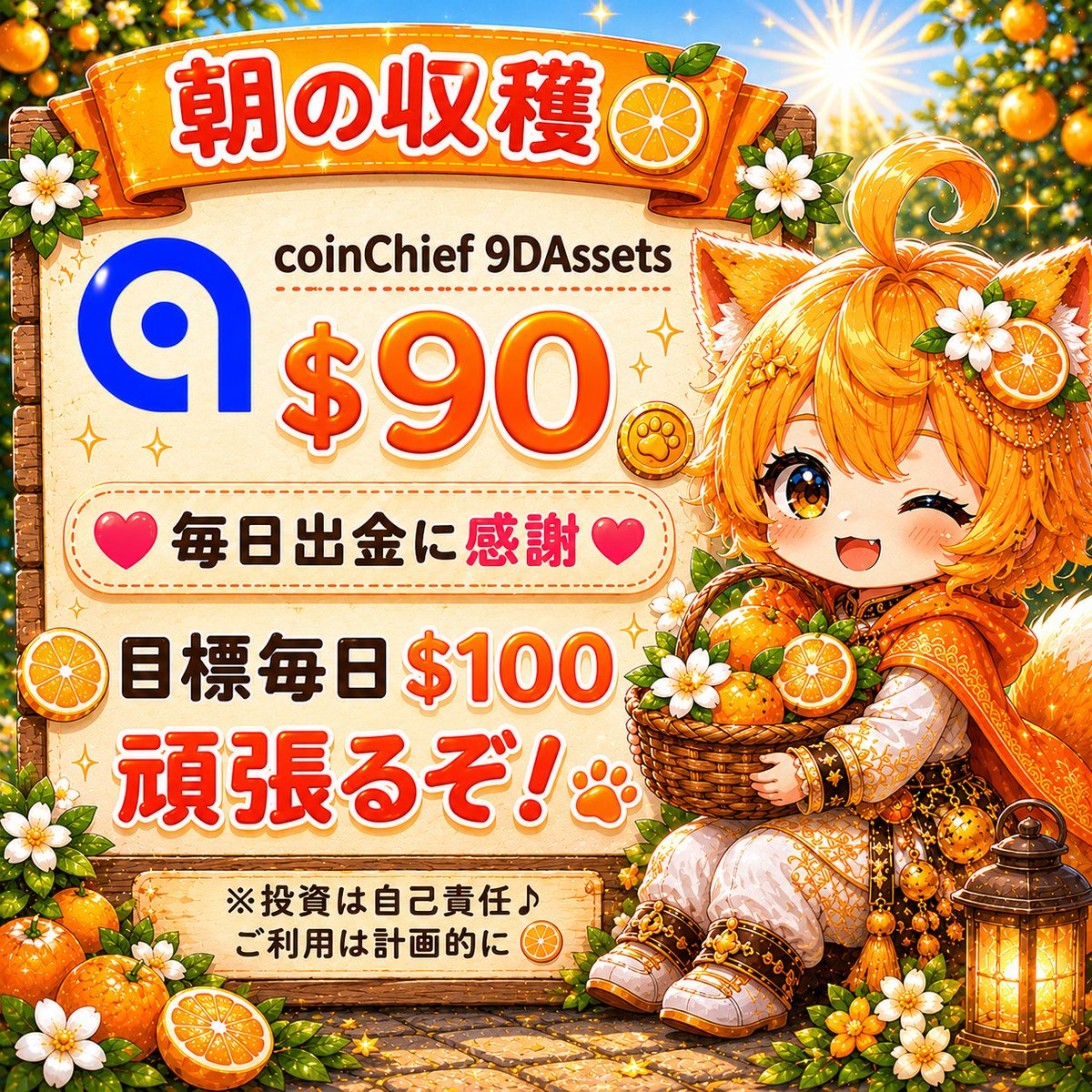 Orange🍊の仮想通貨案件研究所 tweet media