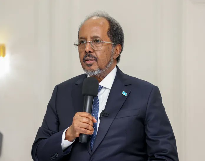 Omaarnor's tweet photo. In his Eid al-Adha address, Somali President Hassan Sheikh Mohamud condemned Somaliland's move to open an embassy in #Jerusalem, noting that Israel will not succeed in its ambitions to divide his country or establish a military base. #Somalia https://t.co/Suh5Y8gWaG