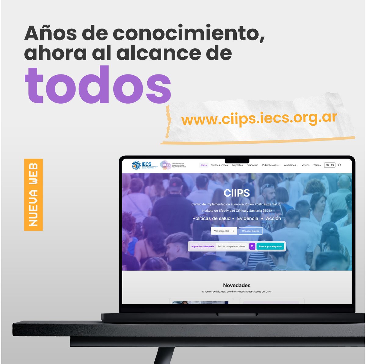 ciips_ok's tweet photo. ✨📷Hoy lanzamos la nueva web del CIIPS.  

Años de investigación en políticas de salud, ahora organizada en un solo lugar.  

Proyectos, publicaciones, análisis de coyuntura, seguimiento de agenda sanitaria y nuestra propuesta de formación. 👇🏽 https://t.co/hBqsGBi6aG