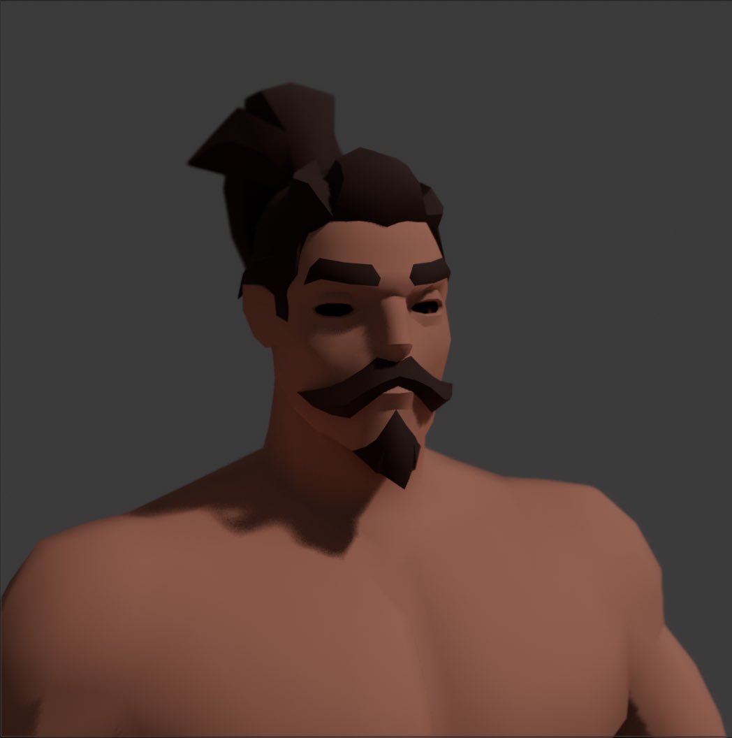 Lancel0ot1's tweet photo. A bit of facial customization for the character xD https://t.co/YXkc2LC8pO