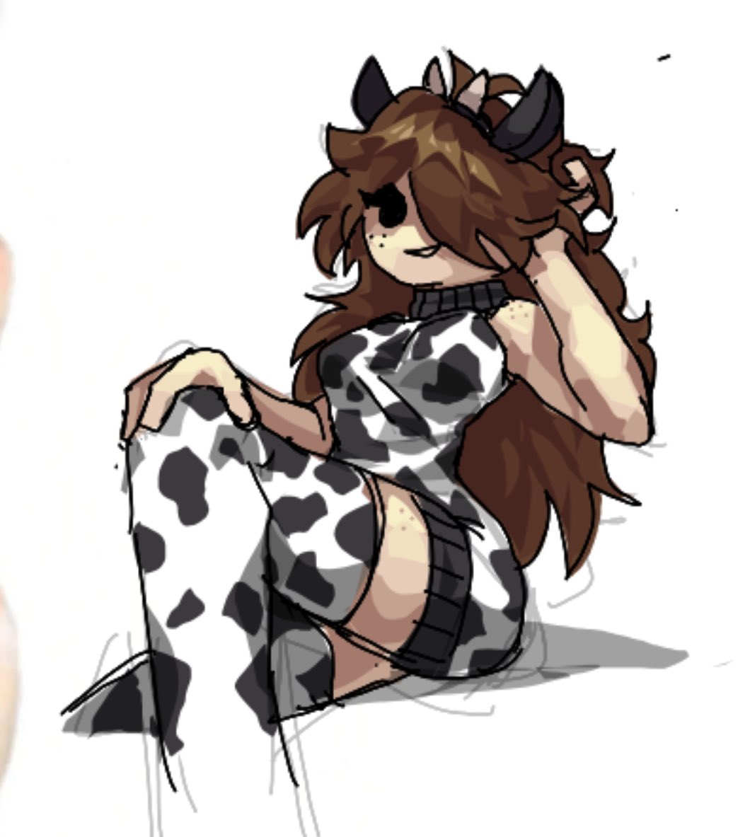 Nik0U5's tweet photo. Cow girl
#originalcharacter
#ocart https://t.co/uSyVJnU1el