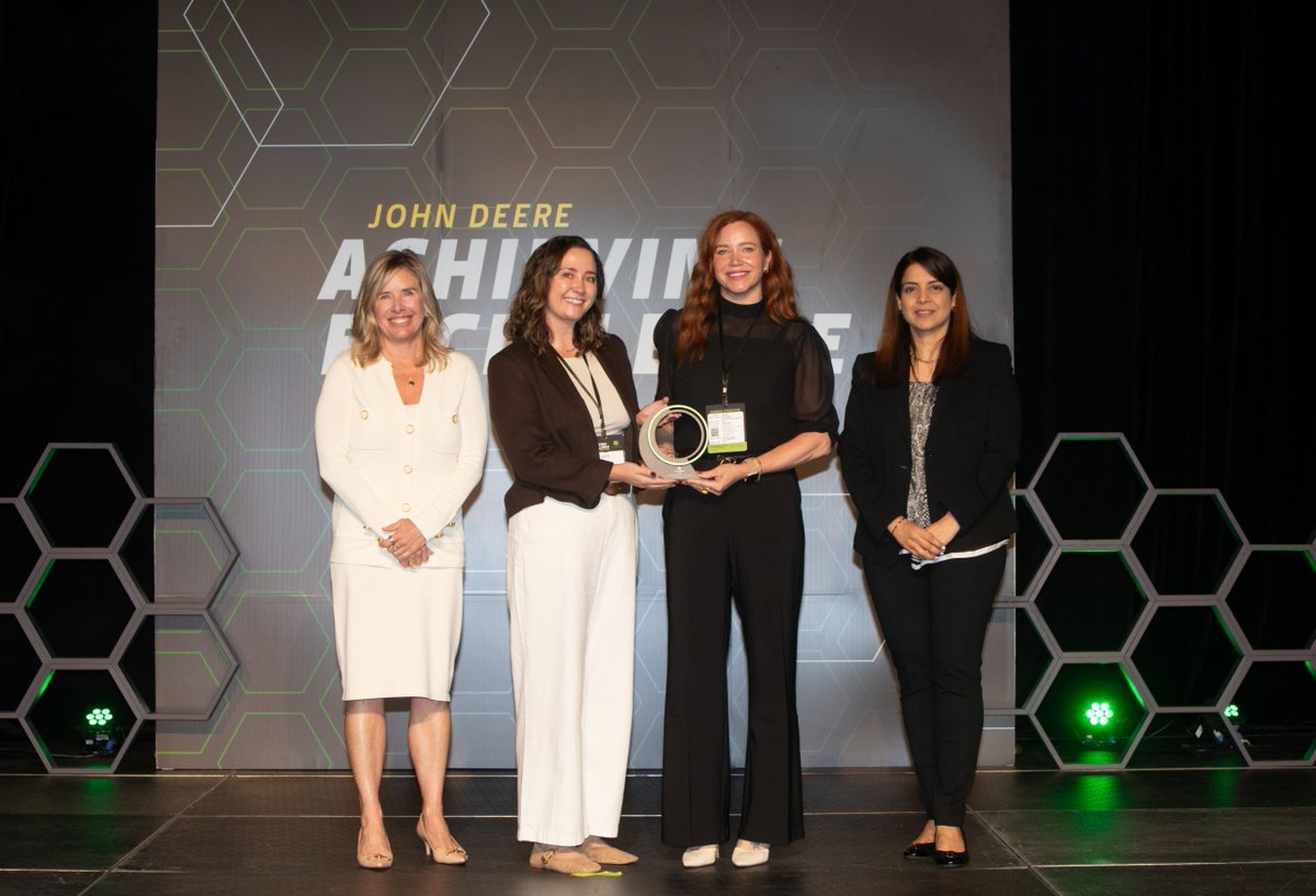 planet's tweet photo. Precision agriculture is a team effort. 🤝

We are proud to announce that we have received the @JohnDeere Sustainability Award for 2025. By integrating our daily satellite data into next-generation farming technologies, we’re helping John Deere and its customers optimize field operations. Learn more: https://t.co/x6mWUZrvfq