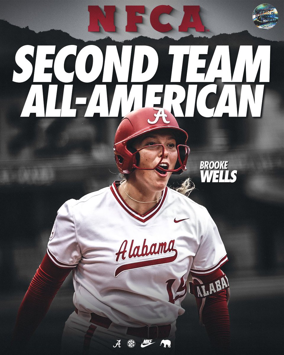 AlabamaSB's tweet photo. 🏅Second Team All-American🏅

@BrookeWells_3 x @NFCAorg

🔗: https://t.co/xfBhHmLY2J

#Team30 #RollTide https://t.co/WxKCpn3MDW
