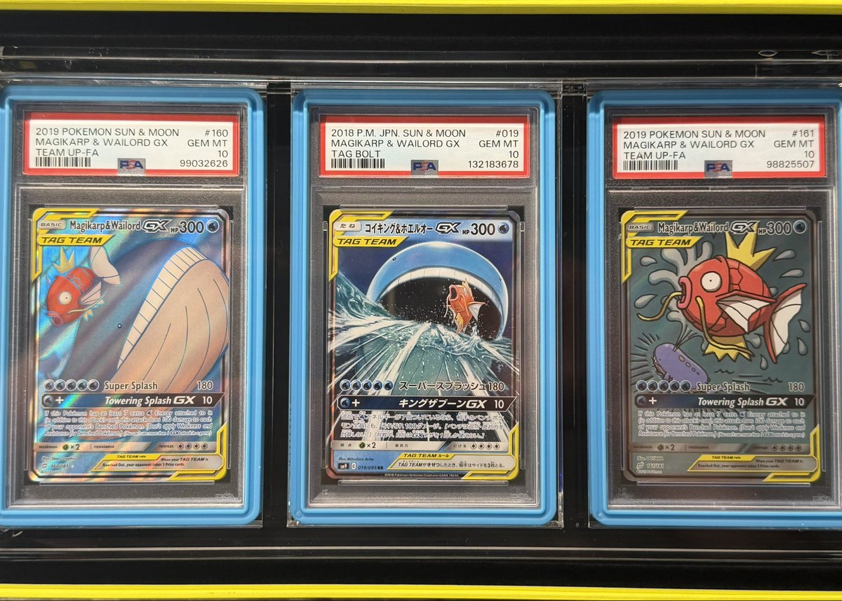 mfg's tweet photo. @ArkivebyGrail There’s only 10 PSA 10 of this card in English. Near impossible to collect the trio of cards that make up the story https://t.co/bLQqTnAdnW