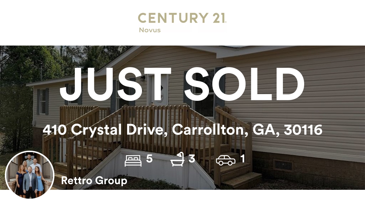 RettroG's tweet photo. 🛌 5 🛀 3 🚘 1
📍 410 Crystal Drive, Carrollton, GA, 30116

Our team’s latest sale on RateMyAgent

https://t.co/WNlCol3UYS

...
#ratemyagent #realestate https://t.co/xCDxU8mDqc