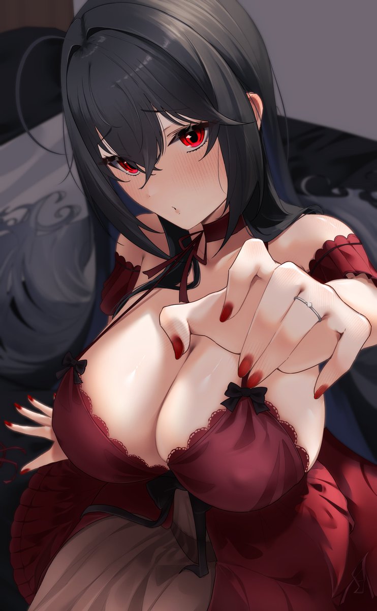 nonokuro_no96's tweet photo. アズレン 大鳳🎨

「もう少しだけお傍に…駄目ですか…？💕」 https://t.co/HD7i1prgss