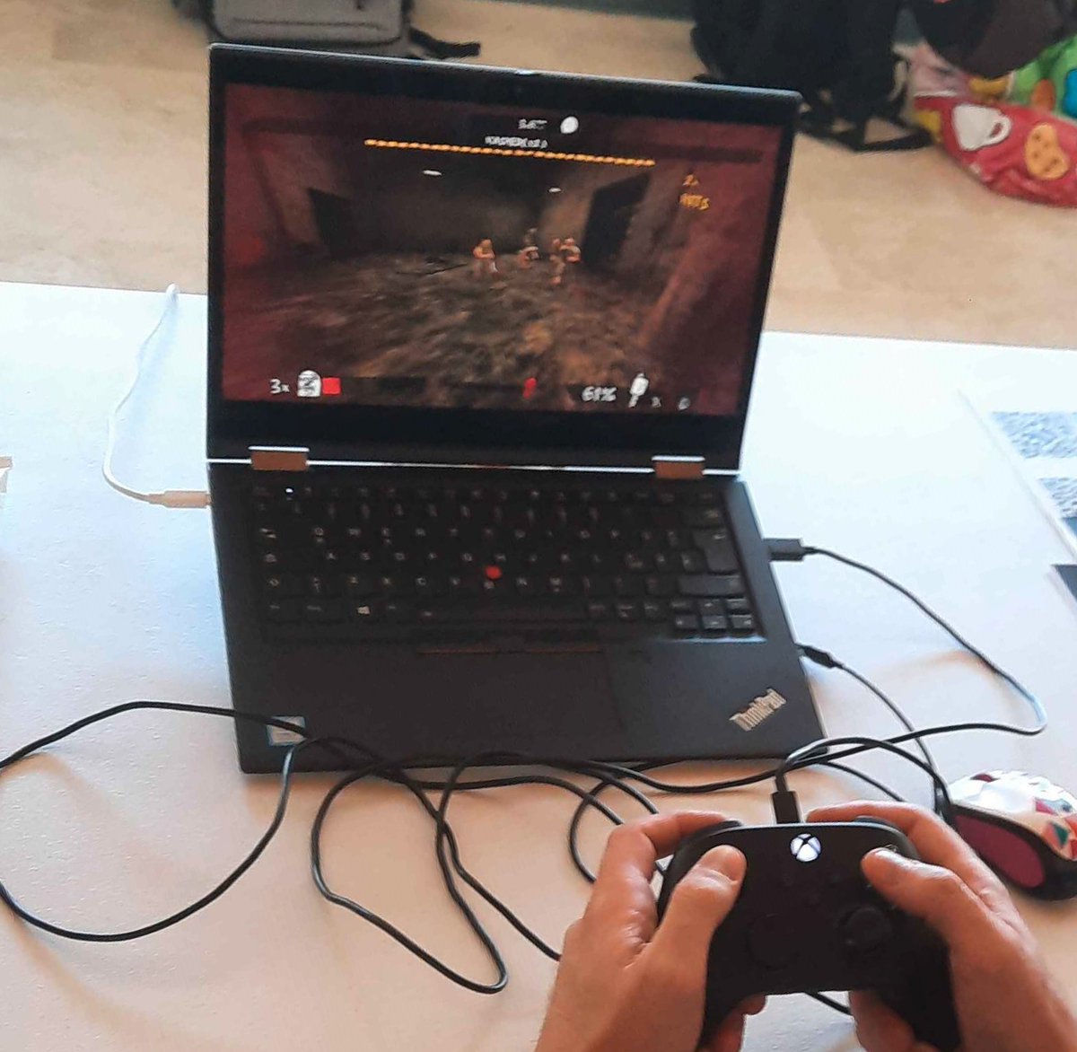 DomAnt2's tweet photo. made #sciroccothugs run at 60FPS on an i5-8th gen Thinkpad because I would like to believe I'm playing the long game https://t.co/rJuh4KKjFz