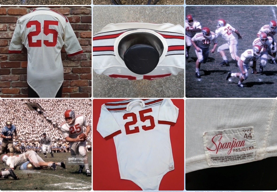 HelmetArch's tweet photo. The original Ohio State Buckeyes heritage stripe. @OhioStateFB https://t.co/udlif6pA16