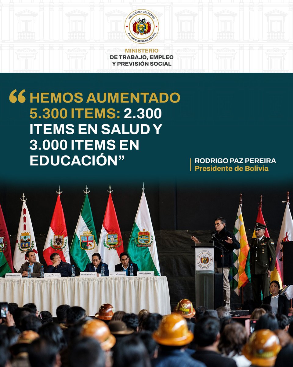 Ministerio de Trabajo, Empleo y Previsión Social tweet media