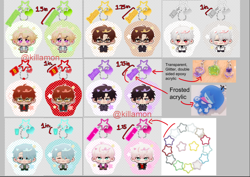 killamons's tweet photo. omg this is outside of my usual posts, but just wanted to share the mystic messenger fan merch i'm planning to make for the 10th anni lool https://t.co/aqXUd0gNeX