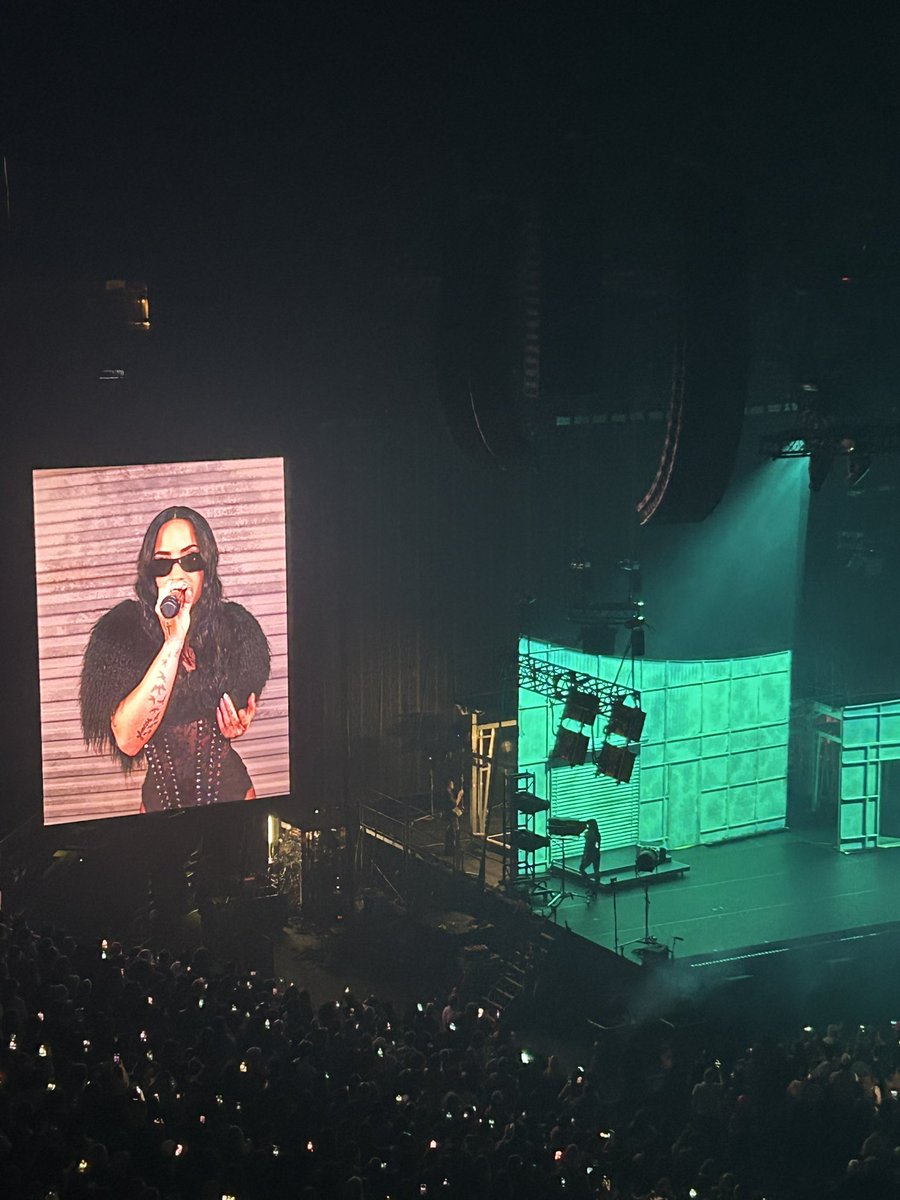 tiffcavanaugh's tweet photo. I can’t believe Demi Lovato’s “It’s Not That Deep Tour” is already over 😭. 

I am so beyond proud of Demi, they’re accomplishments, and they were incredible live! 

Also loved passing out the freebies with @RDiVenuto!

Can’t wait to see them again in August in Uncasville!!! 🥹💖 https://t.co/OAiGAKe9qJ