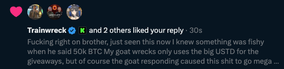 PoliceALLin's tweet photo. @Trainwreckstv THE FUCKIN GOAT STAY STRONG GANG <3 https://t.co/SgF8bFnUyH