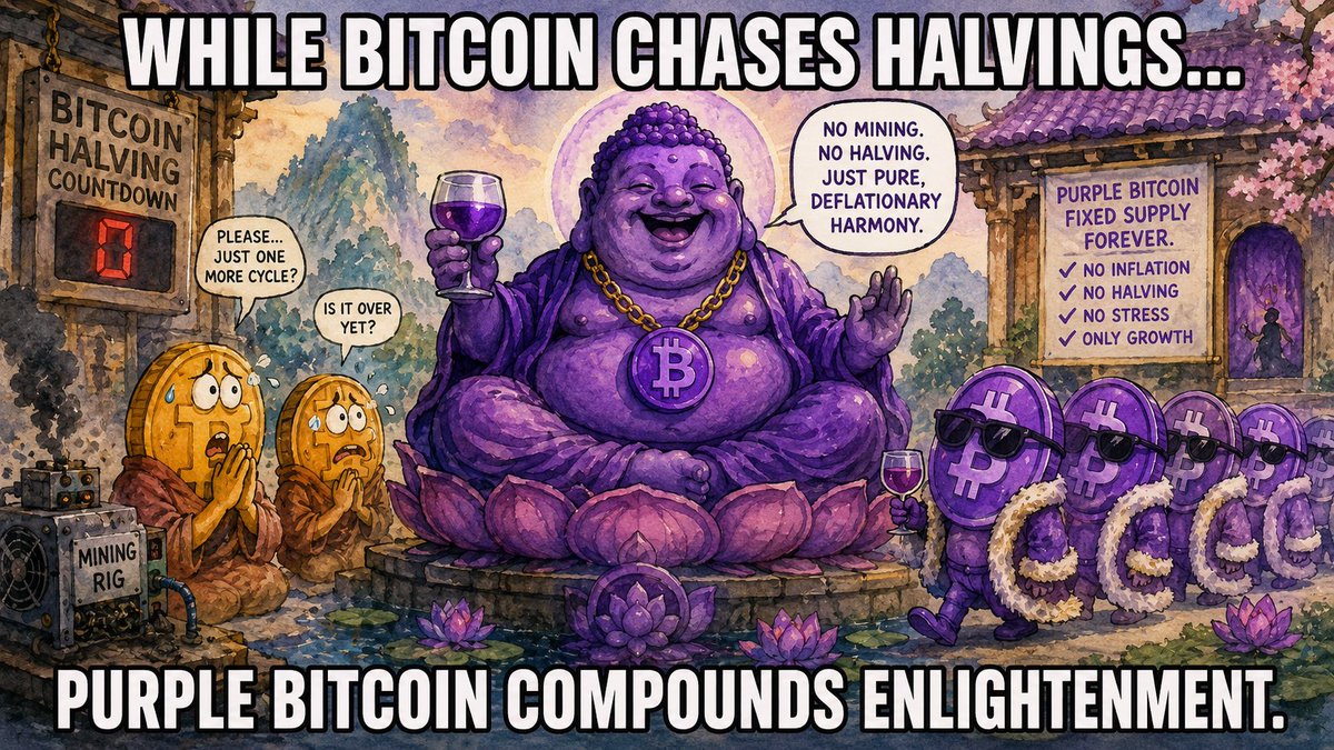 coinwizz303's tweet photo. In the end, all will understand the way of Purple Bitcoin, solana:HfMbPyDdZH6QMaDDUokjYCkHxzjoGBMpgaUvpLWGbF5p 🙏 https://t.co/f2Bk36iNmV