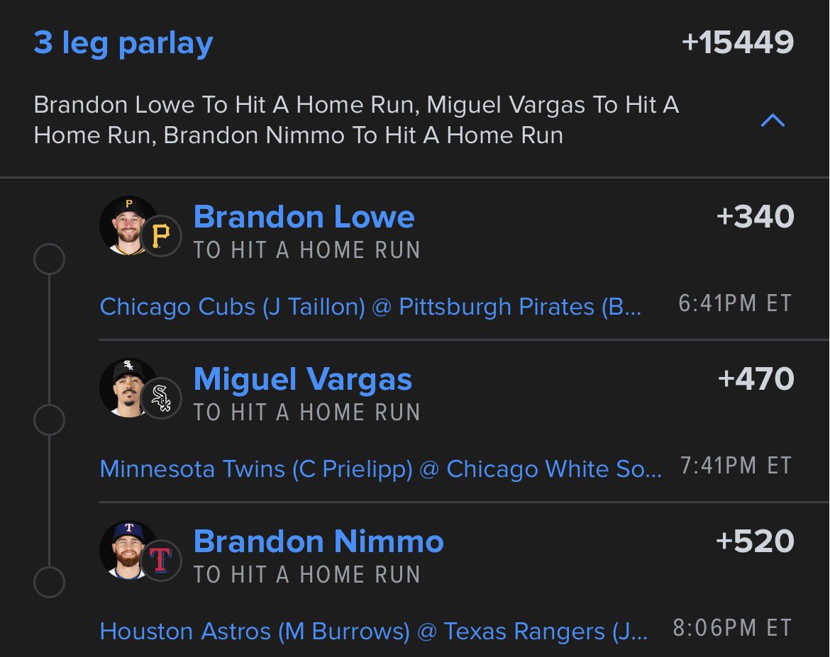 Queen of parlays tweet media