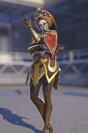 Riller928's tweet photo. @fIuttershai Some bullshit honestly, at least the sombra one has a cool gimmick where it changes masks every few seconds https://t.co/G9PCONJ7vM