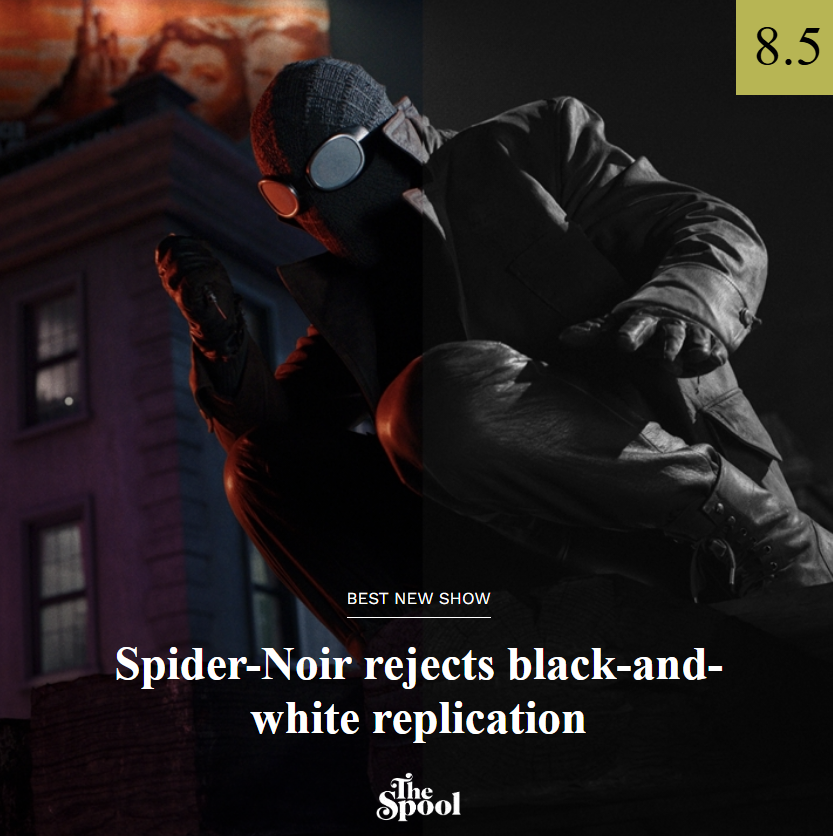 thespool's tweet photo. Spider-Noir has descended from the rooftops and @UnGajje couldn't be happier.
https://t.co/ItqTcv9pY1 https://t.co/KbymXxXWYA