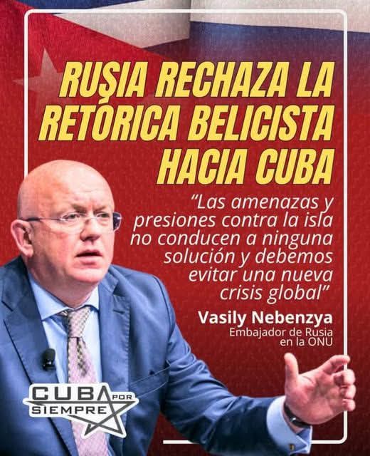 BienvenidoRoig's tweet photo. Cuba no entiende de presiones ni de chantajes
#CubaEstáFirme https://t.co/jrJjA2jR8I