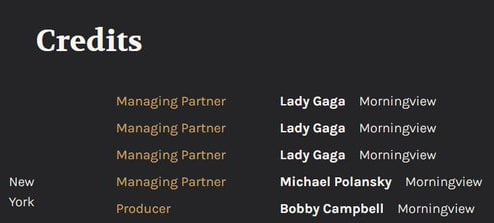 gagasourcelgs's tweet photo. "Abracadabra: From Fan to Featured", projeto de Lady Gaga, vence 10 categorias no Clio Music Awards. 

🏆 Use of Artists, Talent, & Influencers (GOLD)
🏆 Events and Activation (GOLD)
🏆Use of Talent/Influencers (GOLD)
🏆 Partnerships, Sponsorships & Collaborations (SILVER)
🏆 Social Media (SILVER)
🏆 Viral Post (SILVER)
🏆 Partnerships/Co-creation (SILVER)
🏆 Music (BRONZE)
🏆 Cultural Resonance (BRONZE)
🏆 Real Time Response (BRONZE)

*Lady Gaga, Michael Polansky e Bobby Campbell estão creditados.