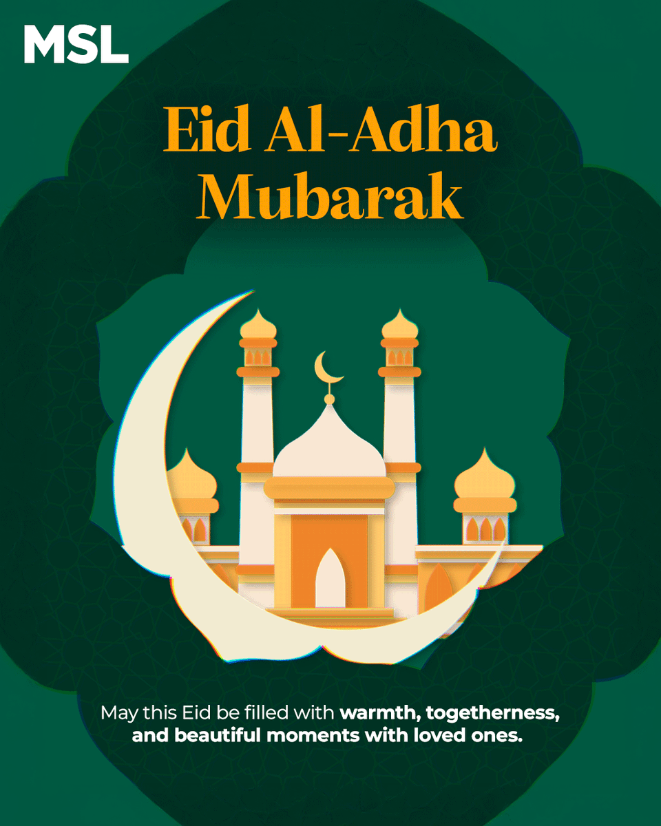 MSLGROUP_India's tweet photo. May this Eid al-Adha be filled with warmth, togetherness, and beautiful moments with loved ones. #EidMubarak https://t.co/i1fo8oZvqz