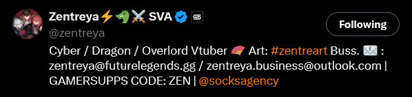 Zero | The Vtuber | tweet media