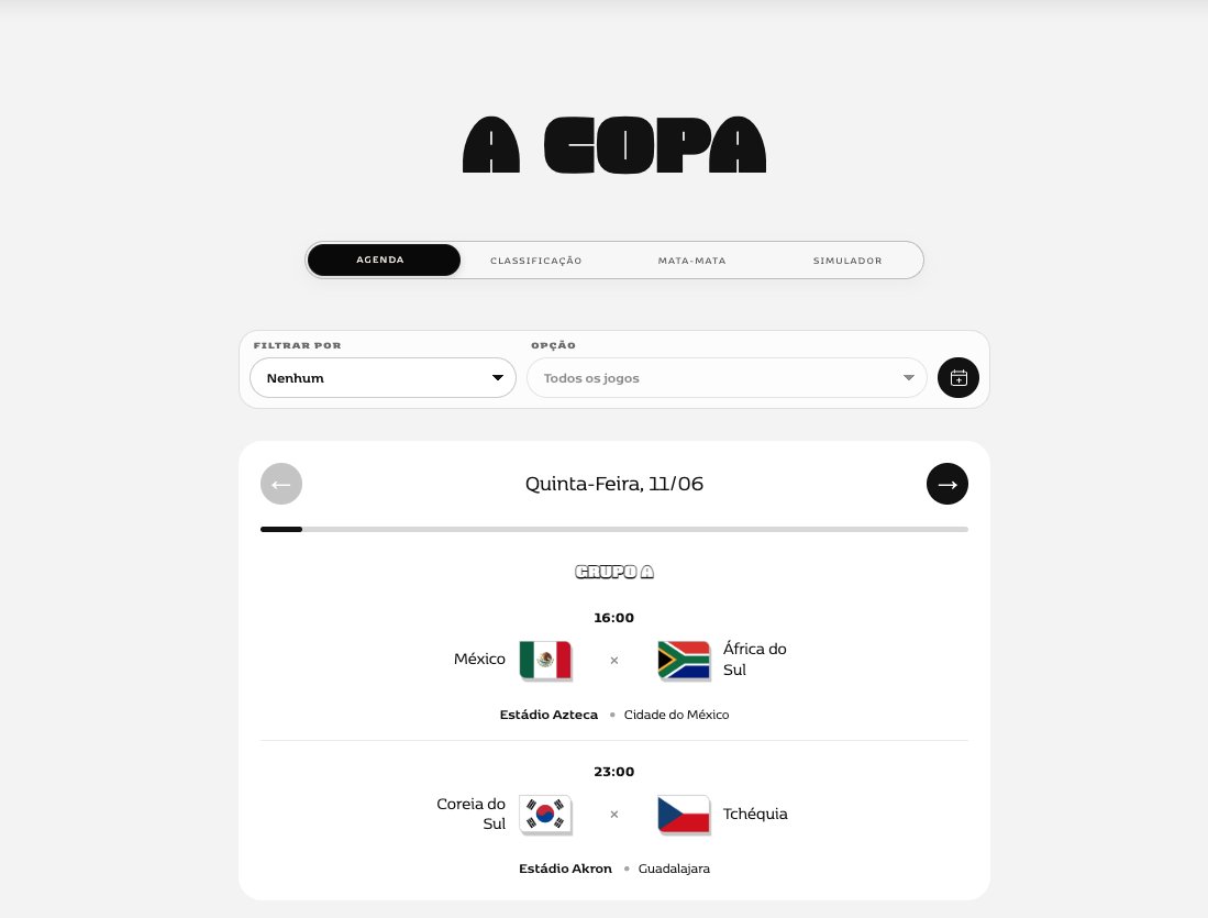 pedro_galindo's tweet photo. 1 - O Canário te oferece a agenda completa da Copa, que você pode exportar pro seu calendário pessoal usando filtros – por grupo, seleção ou sede.

Nele você também tem a classificação e o cenário do mata-mata atualizados após cada resultado e, sem exagero, o melhor simulador deste Mundial, que você pode preencher manual ou automaticamente, com o nível de CAOS que você desejar.