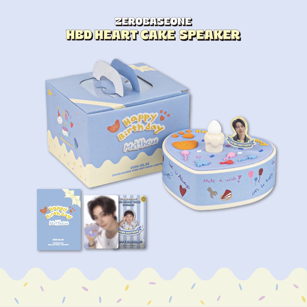 yangdoph's tweet photo. [ wts | lfb #ydphbudols ]

ZEROBASEONE ZB1 HBD HEART CAKE SPEAKER_SEOK MATTHEW

₱2250 each

reply / dm to claim
dop: 50% once secured; rembal after a month

**as this is a limited quantity item, I’ll be securing it as soon as the sale starts later. no cancellations will be allowed after claiming.