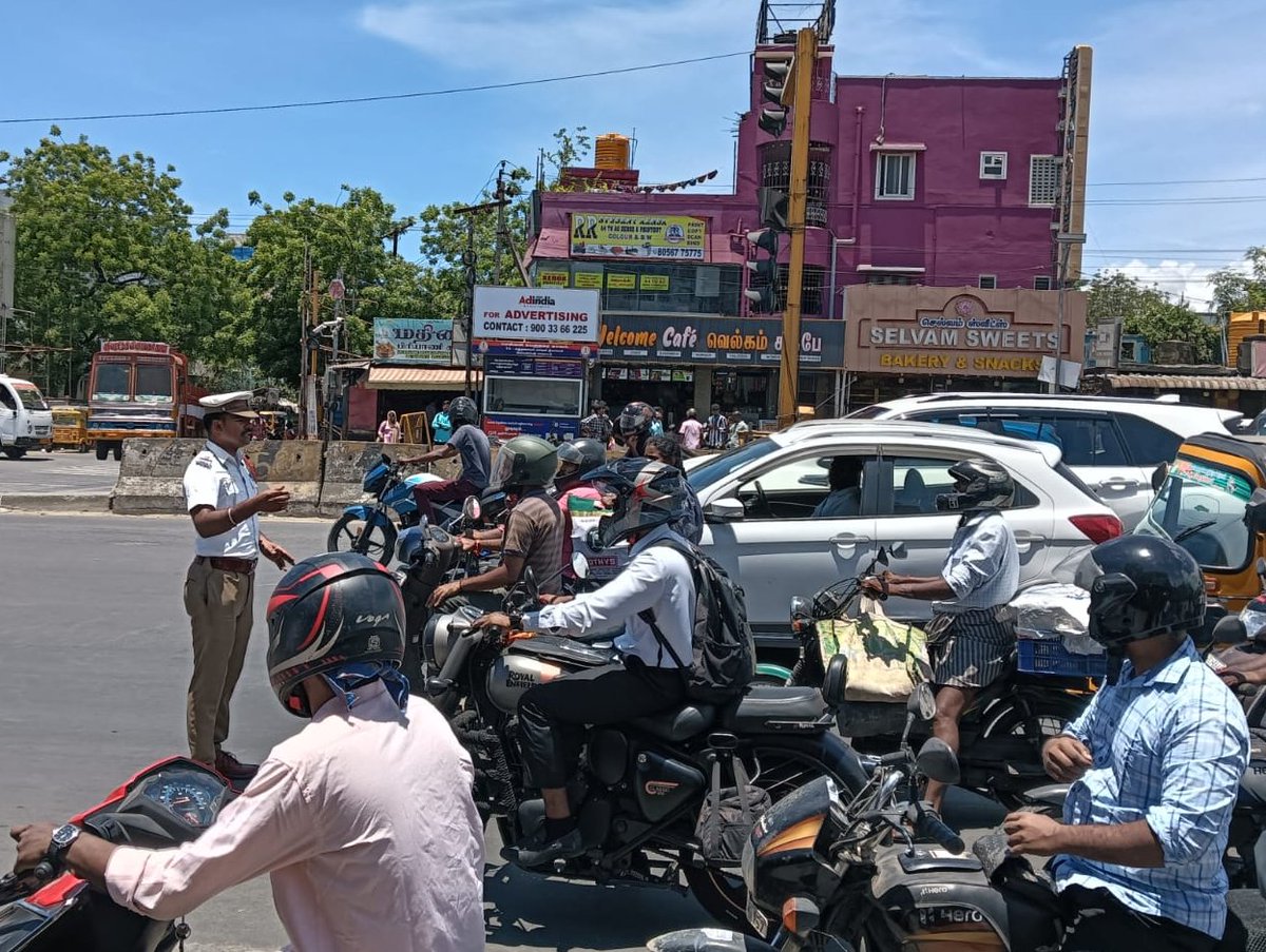 Greater Chennai Traffic Police tweet media