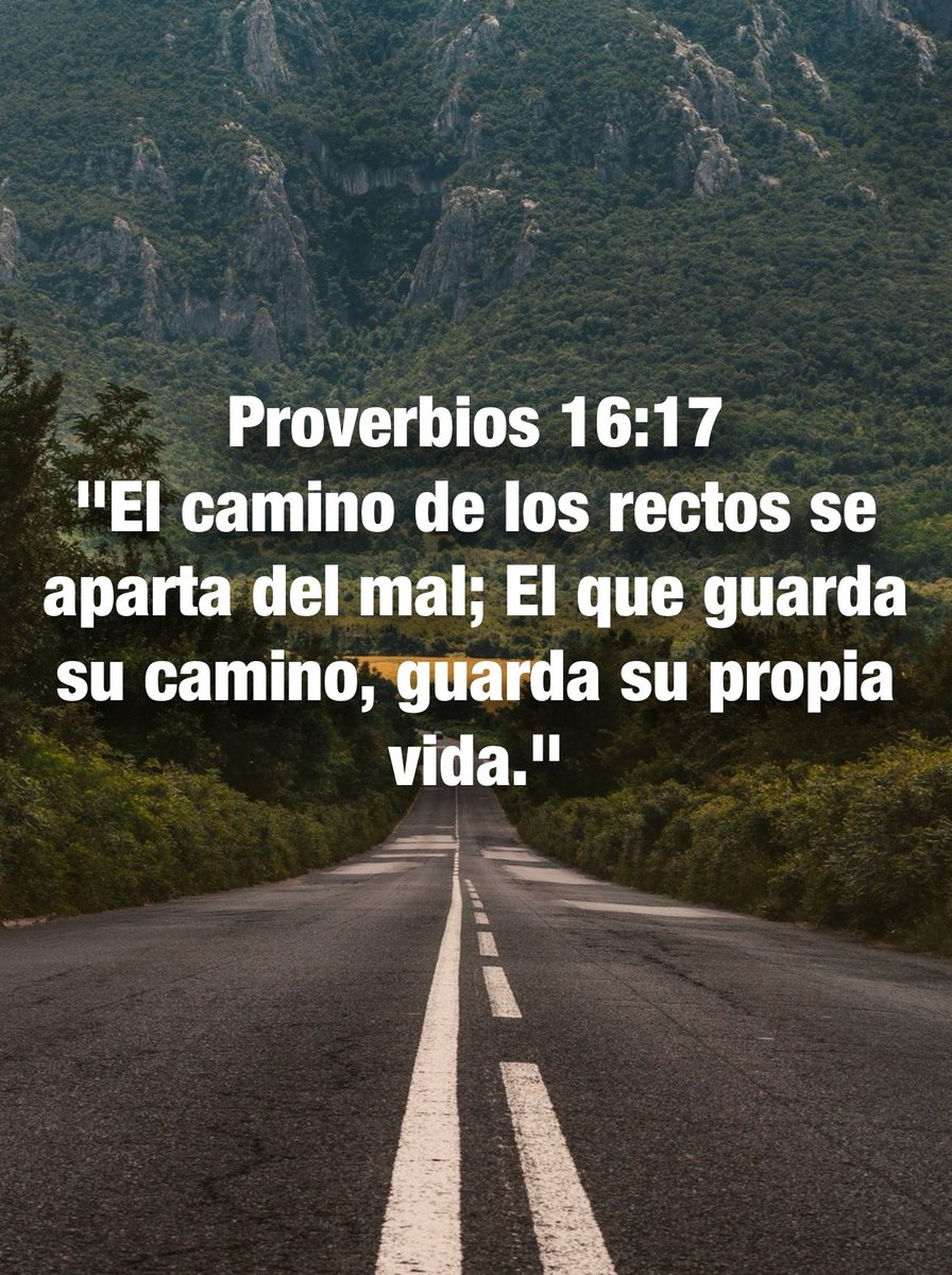 Carmenlop20's tweet photo. Proverbios 14:12
“Hay camino que al hombre le parece derecho, pero al final, es camino de muerte.” https://t.co/RuCSayStBO