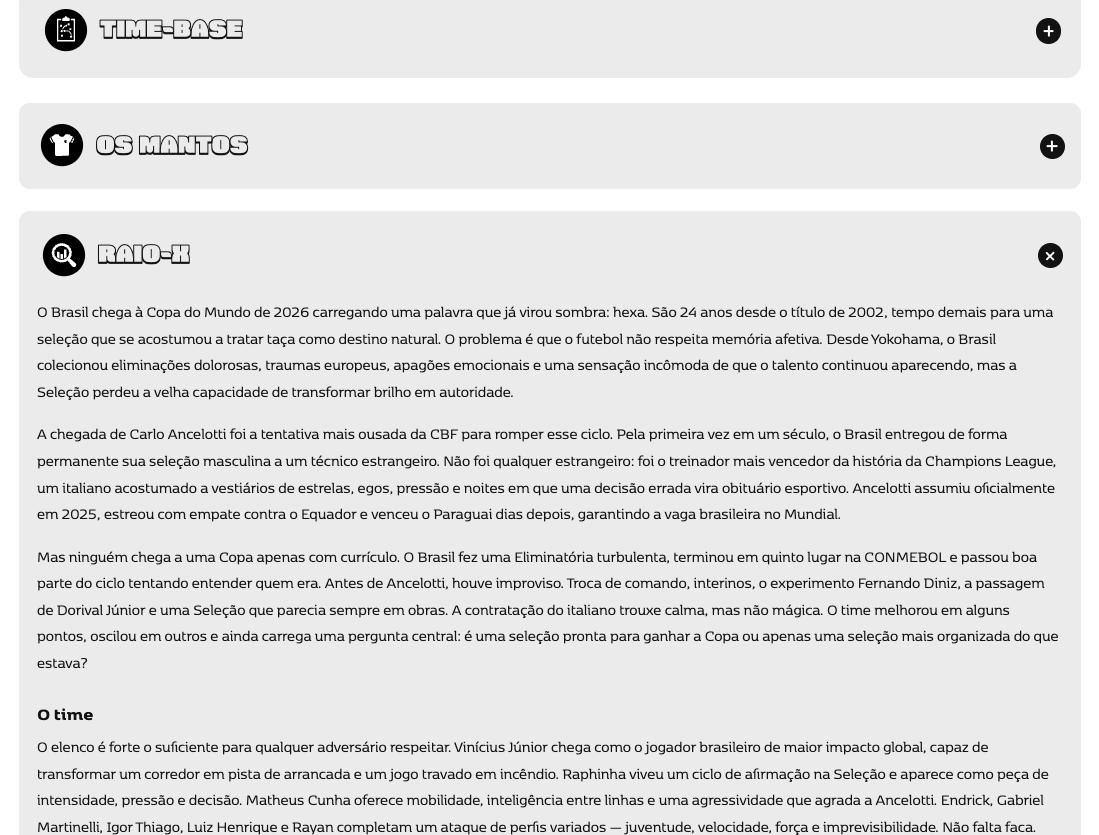 pedro_galindo's tweet photo. 2 - Material detalhado sobre toda as 48 seleções, pra você explorar no ritmo e do jeito que quiser.

Muito conteúdo visual e infografias nativas para um olhar mais apressado, e textos recheados de informação pra quem gosta de se aprofundar mais. https://t.co/y1KpSymPss