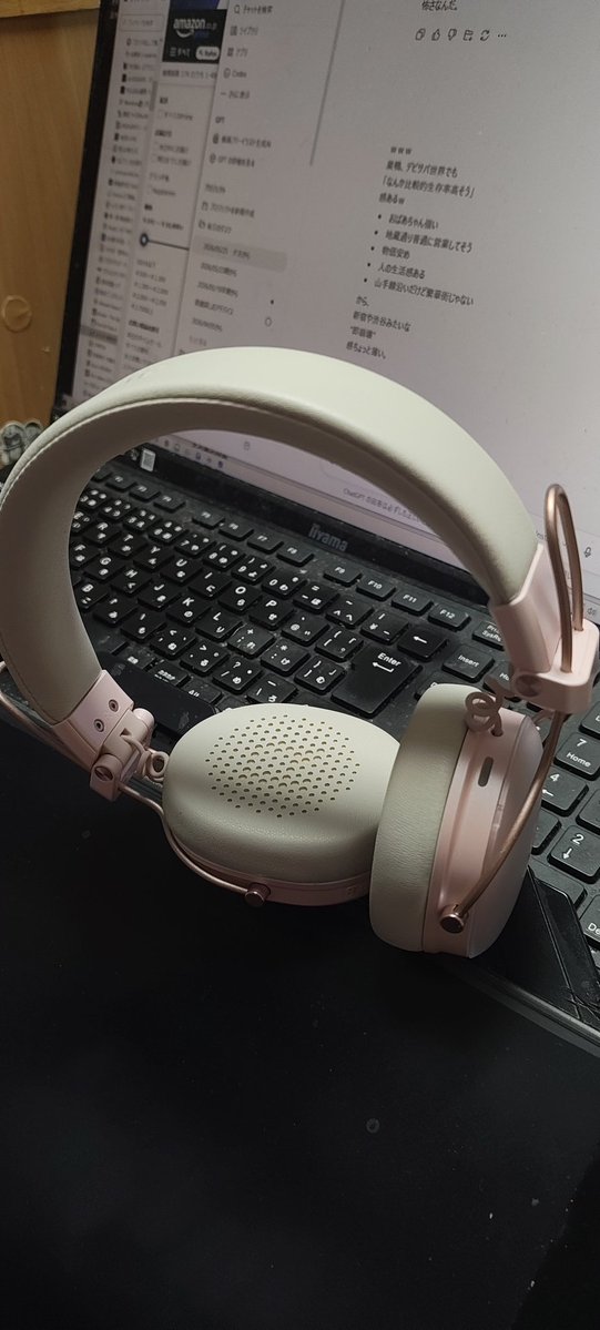 5thDoru's tweet photo. めちゃくちゃかわいいヘッドホン買ったんですよ！！
かわいくない? https://t.co/n96TEYZlf9