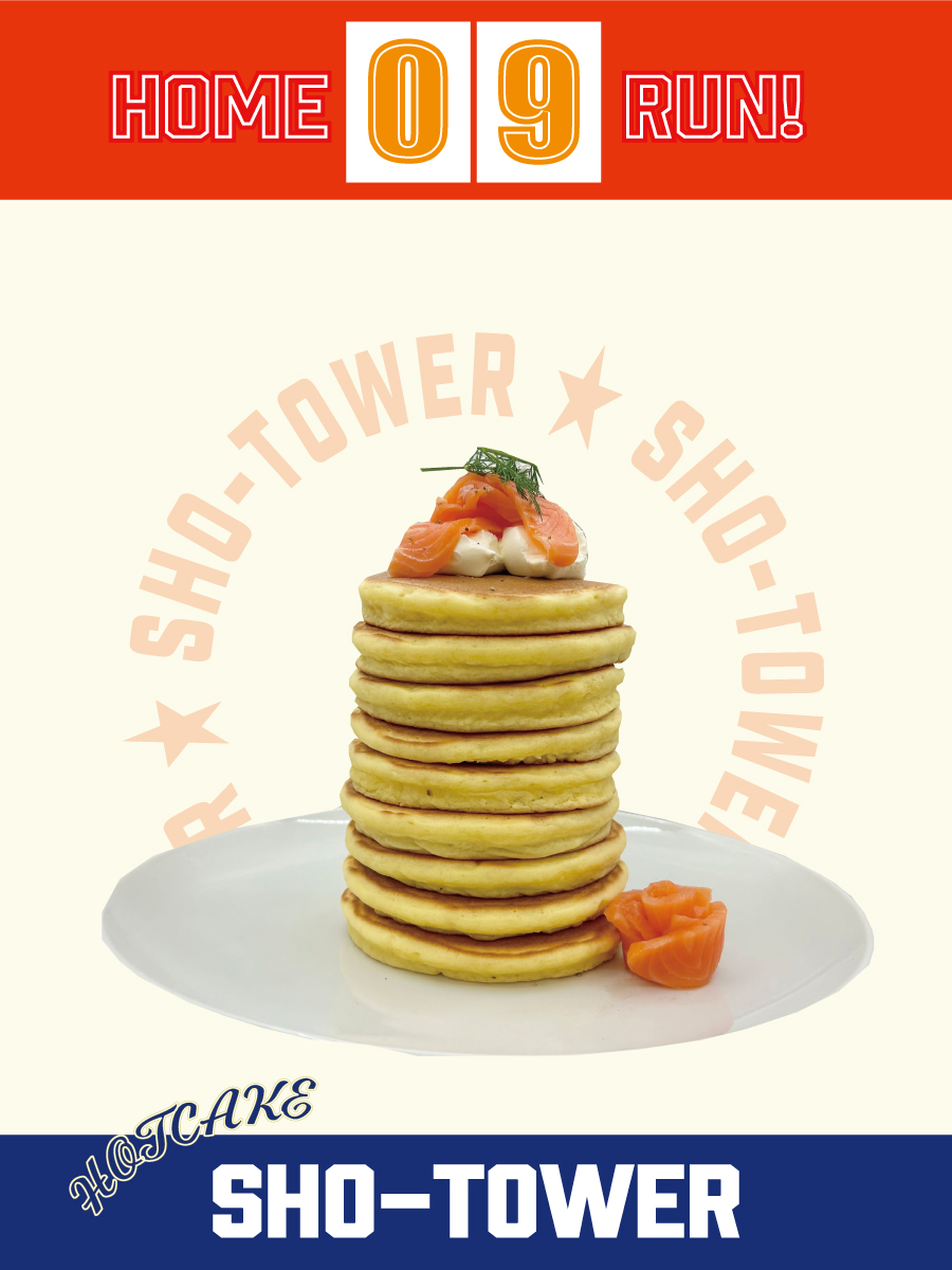 ns_welna's tweet photo. やったーーー！
大谷翔平選手、第9号ホームラン！！
🥞🥞🥞🥞🥞🥞🥞🥞🥞
#SHOTOWER

先頭打者本塁打でしたね🔥
投打ともに応援しています！！📣

/
サーモン×クリームチーズ🧀
しょっぱい系も美味しいです😋
\

#大谷翔平 #日清製粉ウェルナ #ホットケーキ #ShoheiOhtani #Welna https://t.co/xPBome5MWK