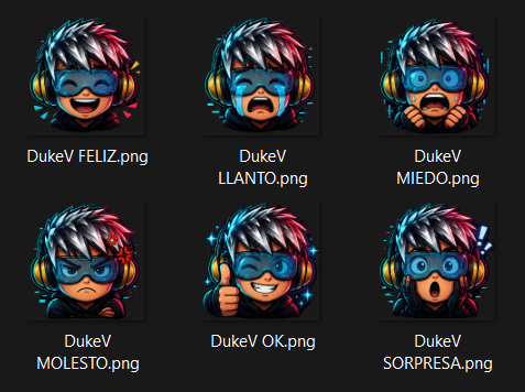 DukeVicent's tweet photo. Nueva línea de Emotes para el canal de TWITCH 🥰 https://t.co/w1NXUi4ISc