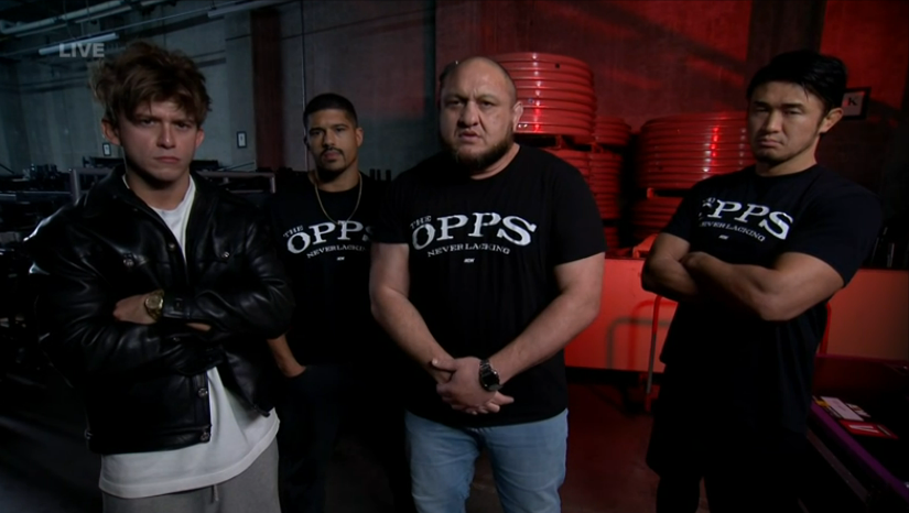 JJWilliamsWON's tweet photo. Samoa Joe says he'll be stepping away for a few months. 

The Big Man Will Be Back. 

#AEWDynamite
#AEWCollision https://t.co/c3fw3XJJzf