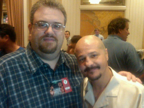 DanRafael1's tweet photo. Johnny Tapia, a 3-division champion, Hall of Famer & fan favorite, died 14 years ago today. Johnny's problems & demons were no secret but I loved him. He was always incredibly nice to me. Would give you the shirt off his back if you needed it. This is the last time I saw him -- May 2011 in the media center at the MGM Grand for Pacquiao-Mosley.